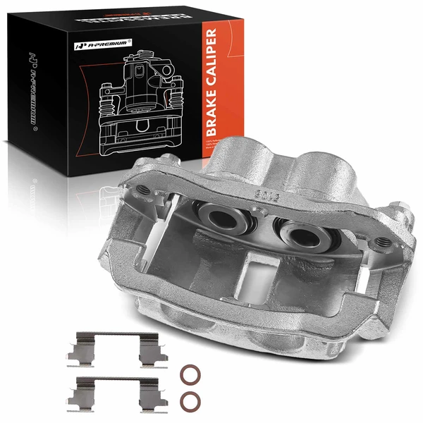 1-PC Brake Caliper, Rear Left Driver Side, 2-Piston, A-Premium APBC0627