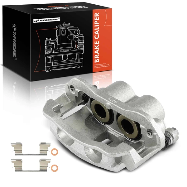 1-PC Brake Caliper, Rear Left Driver Side, 2-Piston, A-Premium APBC0163