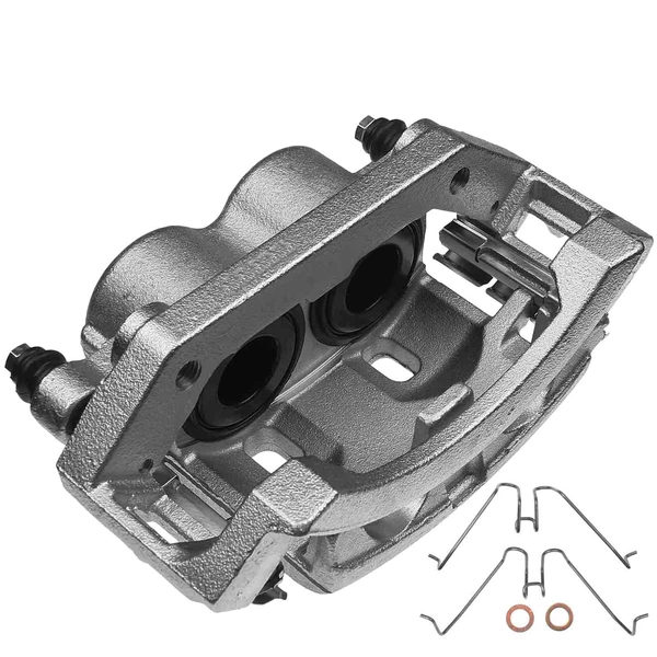 1-PC Brake Caliper, Front Left Driver Side, 2-Piston, A-Premium APBC1757