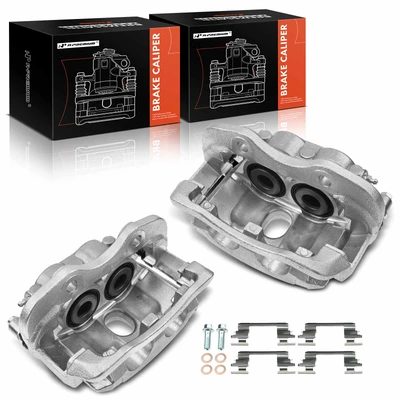 2 Pcs Rear Brake Caliper with Bracket