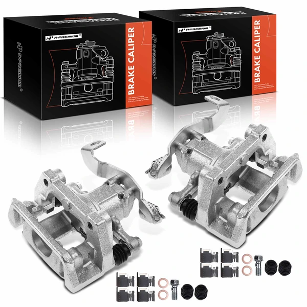 2005-2007 Mercury Montego 2-Pc Brake Caliper Rear Driver & Passenger 1-Piston A-Premium APBC1206