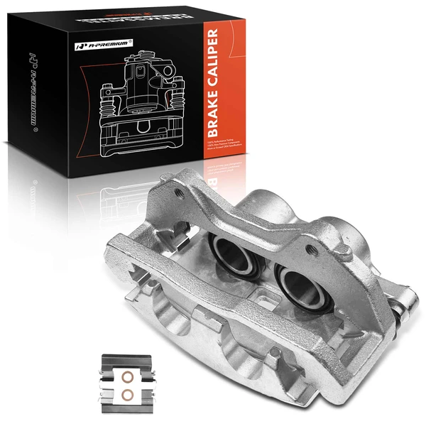 1-PC Brake Caliper, Front Left Driver Side, 2-Piston, A-Premium APBC0421