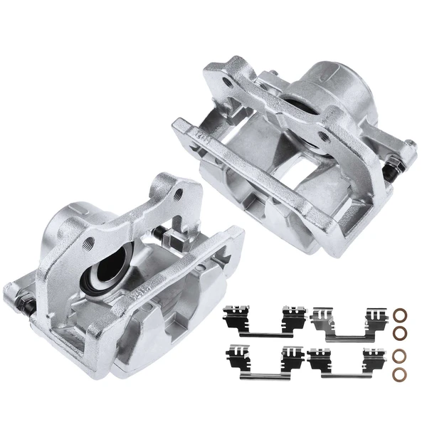 2-Pc Brake Caliper Front Driver & Passenger 1-Piston A-Premium APBC3216