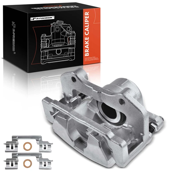 1-PC Brake Caliper, Front Right Passenger Side, 1-Piston, A-Premium APBC1180