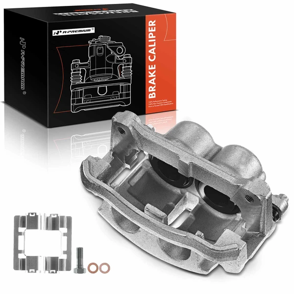 1-PC Brake Caliper, Front Right Passenger Side, 2-Piston, A-Premium APBC0185