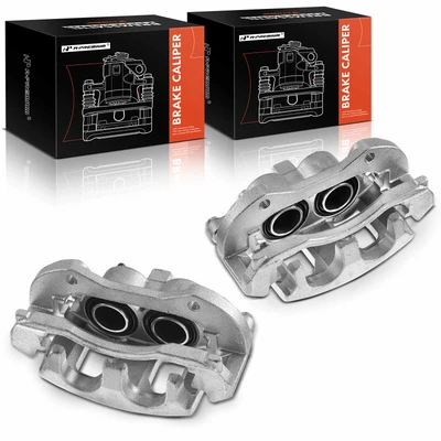 2 Pcs Front Brake Caliper with Bracket