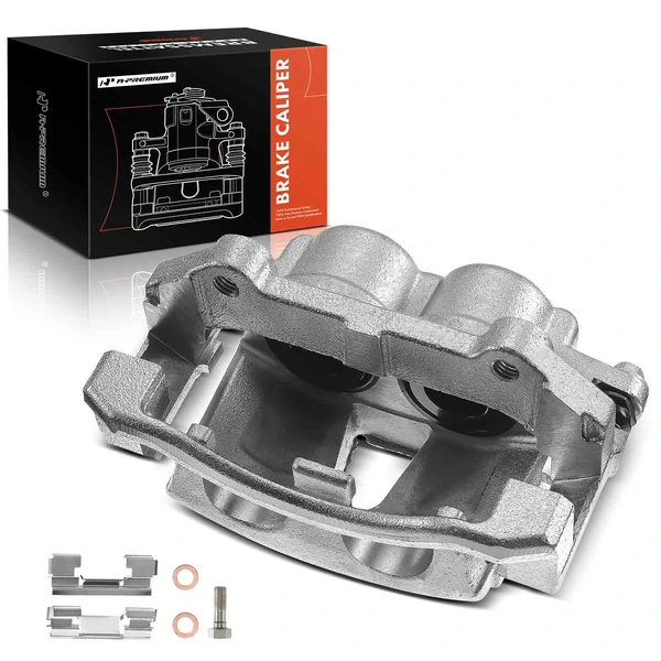 1-PC Brake Caliper, Front Right Passenger Side, 2-Piston, A-Premium APBC0126