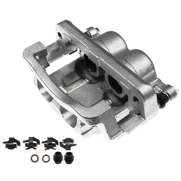 1-PC Brake Caliper, Front Left Driver Side, 2-Piston, A-Premium APBC0269