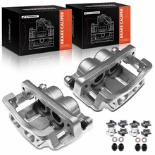 2 Pcs Front Brake Caliper with Bracket