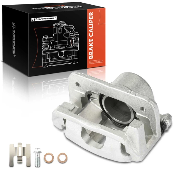 1-PC Brake Caliper, Front Right Passenger Side, 1-Piston, A-Premium APBC4190