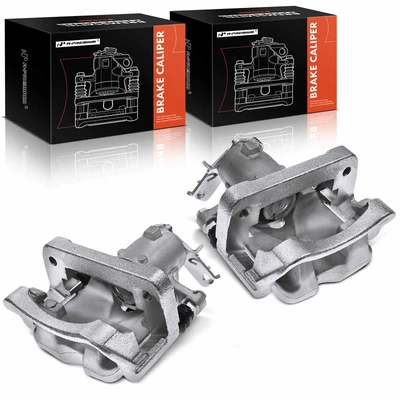 2 Pcs Rear Brake Caliper with Bracket