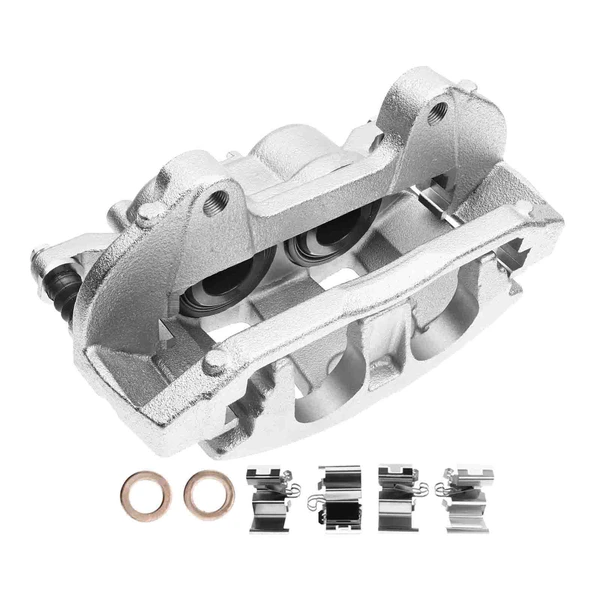 1-PC Brake Caliper, Front Right Passenger Side, 2-Piston, A-Premium APBC2965