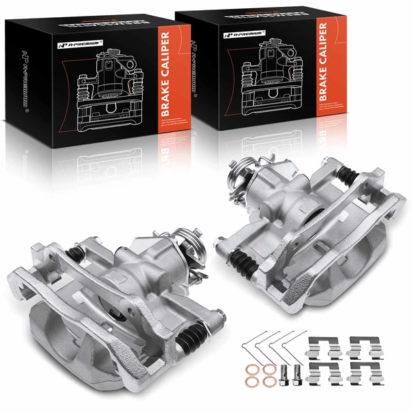 2013-2016 Dodge Dart 2-Pc Brake Caliper Rear Driver & Passenger 1-Piston A-Premium APBC1858