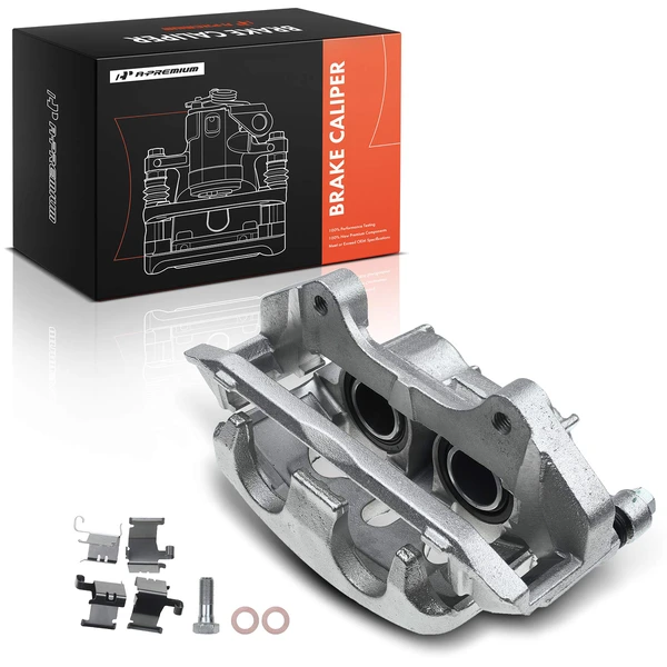 1-PC Brake Caliper, Front Left Driver Side, 1-Piston, A-Premium APBC1570