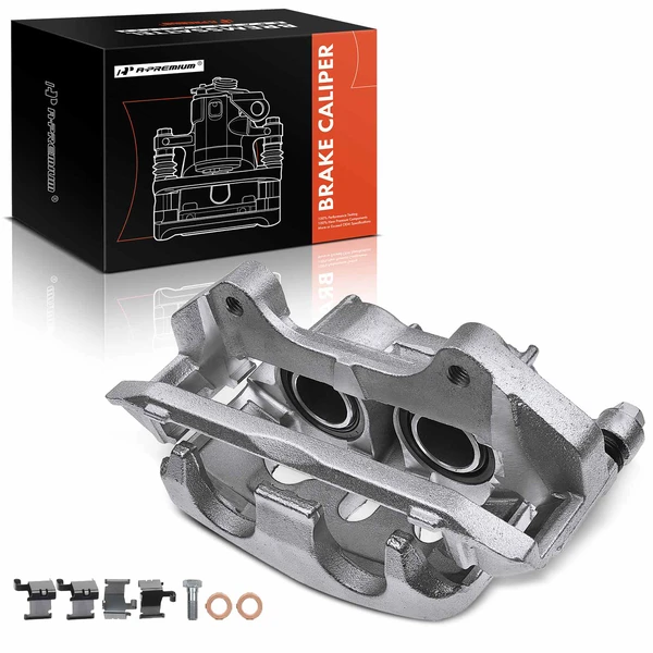 1-PC Brake Caliper, Front Right Passenger Side, 1-Piston, A-Premium APBC1572