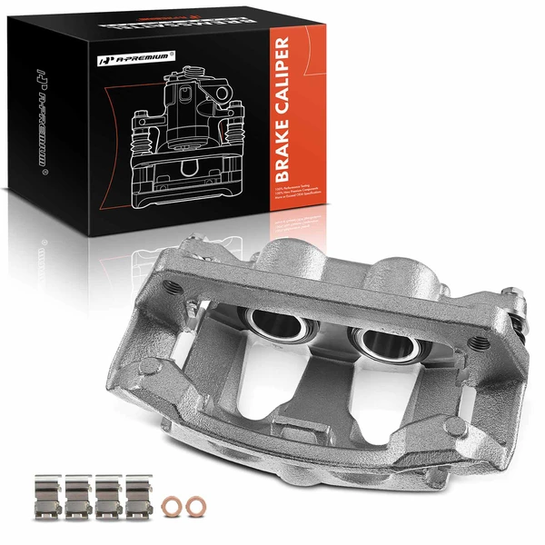 1-PC Brake Caliper, Rear Left Driver Side, 2-Piston, A-Premium APBC1057