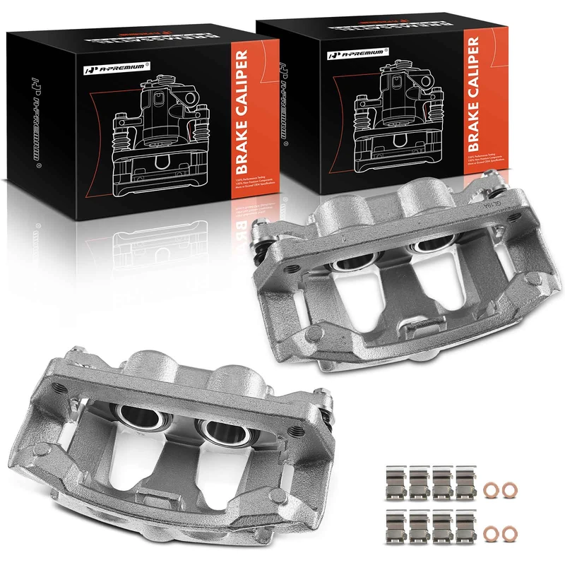 2013-2022 Ford F-250 Super Duty 2-Pc Brake Caliper Rear Driver & Passenger 2-Piston A-Premium APBC1058