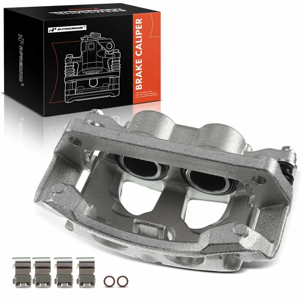 1-PC Brake Caliper, Rear Left Driver Side, 2-Piston, A-Premium APBC1060