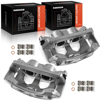 2 Pcs Rear Brake Caliper with Bracket