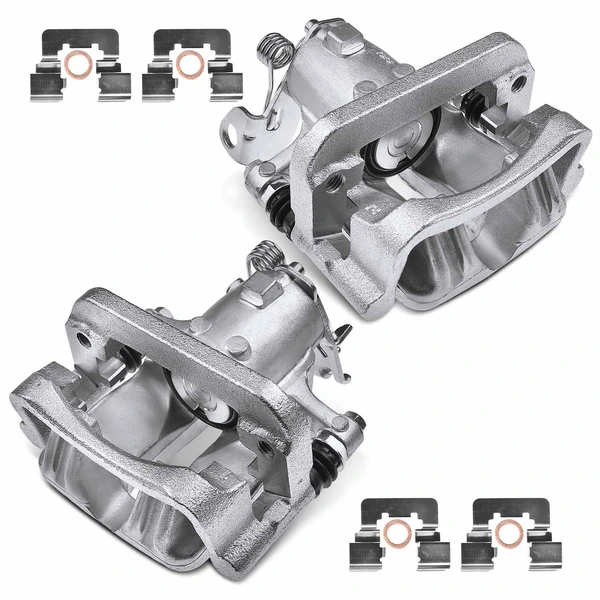 2-Pc Brake Caliper Rear Driver & Passenger 1-Piston A-Premium APBC1879