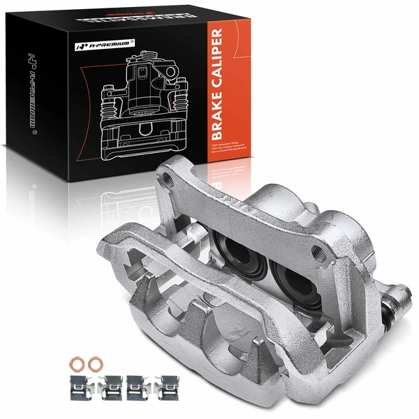 2014-2023 Jeep Cherokee 1-Pc Brake Caliper Front Left Driver Side 2-Piston A-Premium APBC1880