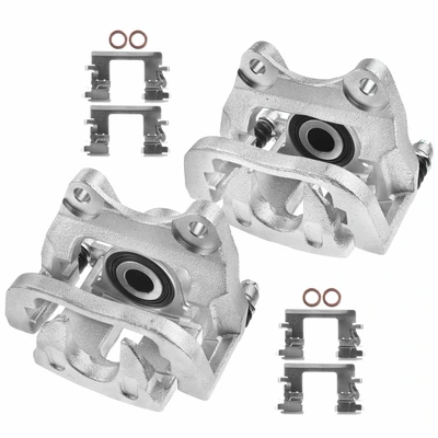 2 Pcs Rear Disc Brake Calipers with Bracket