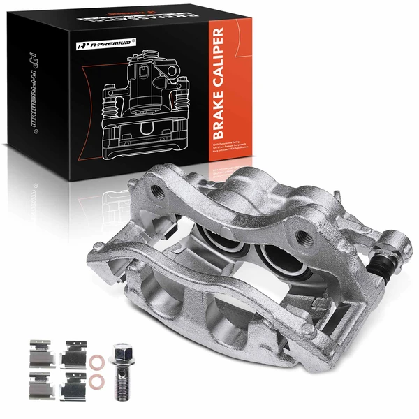 1-PC Brake Caliper, Front Right Passenger Side, 2-Piston, A-Premium APBC1888