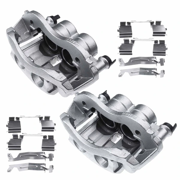 2 -Pc Brake Caliper Front Driver & Passenger 2-Piston A-Premium APBC2876