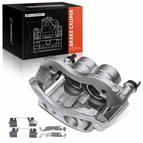 1-PC Brake Caliper, Front Right Passenger Side, 2-Piston, A-Premium APBC2649