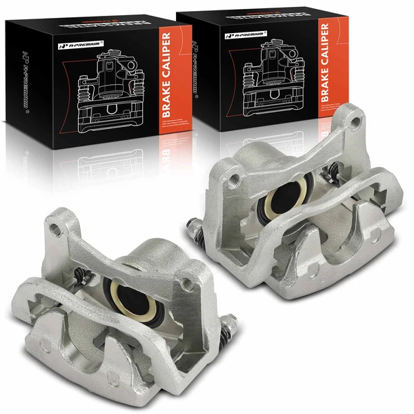 2014-2018 Jeep Cherokee 2-Pc Brake Caliper Front Driver & Passenger 1-Piston A-Premium APBC1890