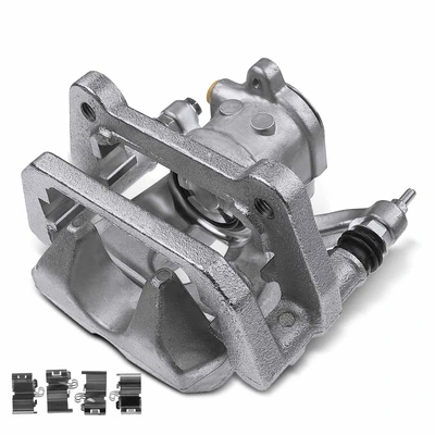 Rear Passenger Brake Caliper with Bracket