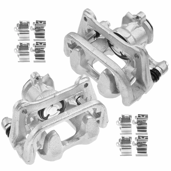 2 -Pc Brake Caliper Rear Driver & Passenger 1-Piston A-Premium APBC3164