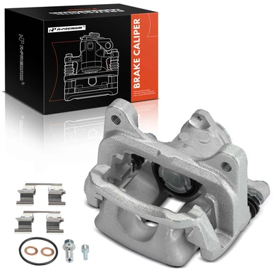 Rear Passenger Brake Caliper with Bracket