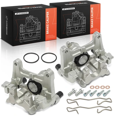 2pc Brake Caliper Rear Driver & Passenger Side 1-Piston A-Premium APBC4630