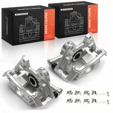 2pc Brake Caliper Rear Driver & Passenger Side 1-Piston A-Premium APBC4472