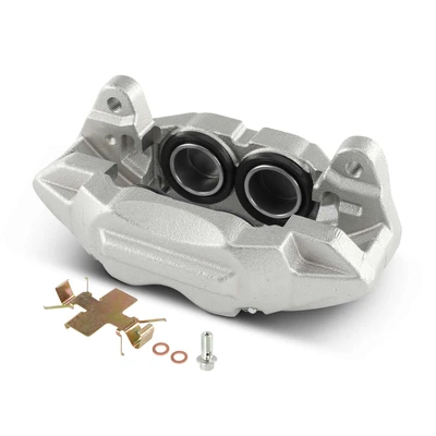 Front Passenger Disc Brake Caliper with bracket