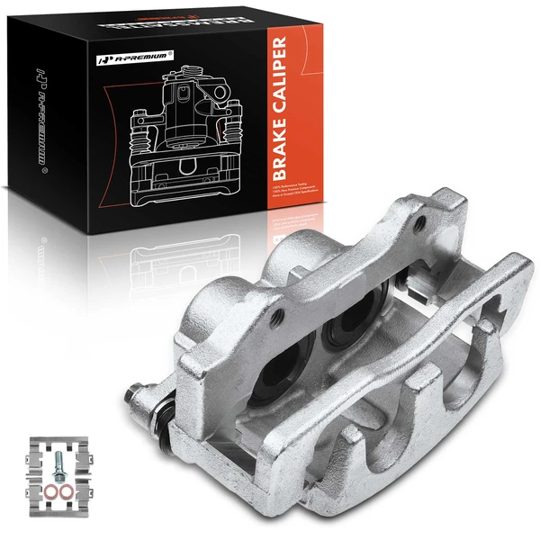 1-PC Brake Caliper, Front Right Passenger Side, 2-Piston, A-Premium APBC1781