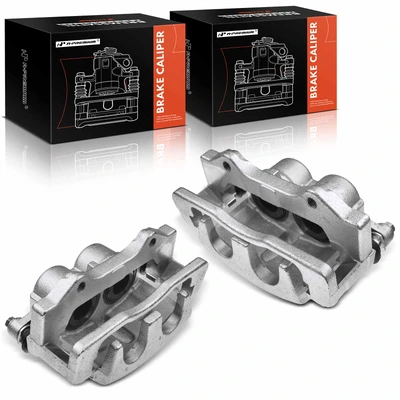 2 Pcs Front Brake Caliper with Bracket