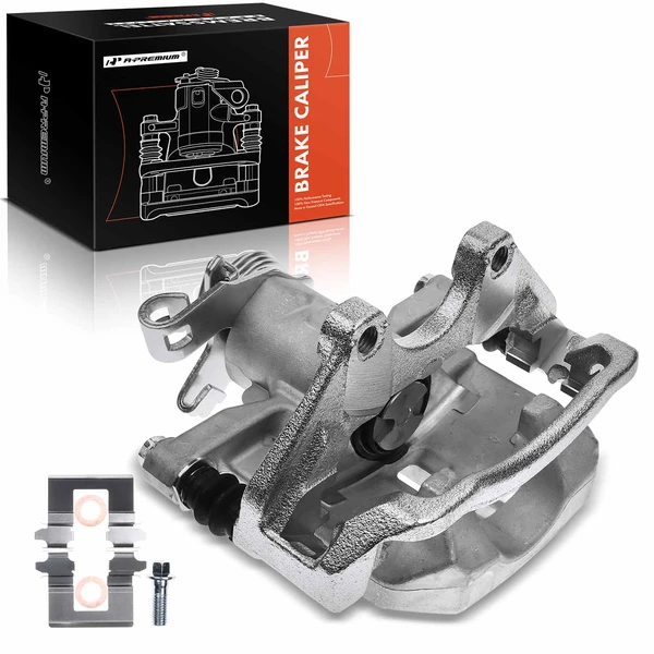 1-PC Brake Caliper, Rear Left Driver Side, 1-Piston, A-Premium APBC1222