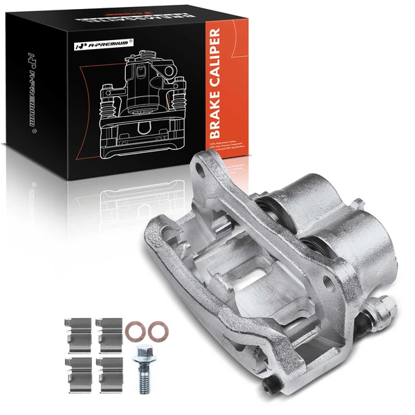 1-PC Brake Caliper, Front Left Driver Side, 2-Piston, A-Premium APBC1788