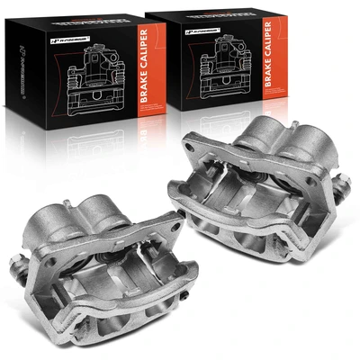2 Pcs Front Brake Caliper with Bracket