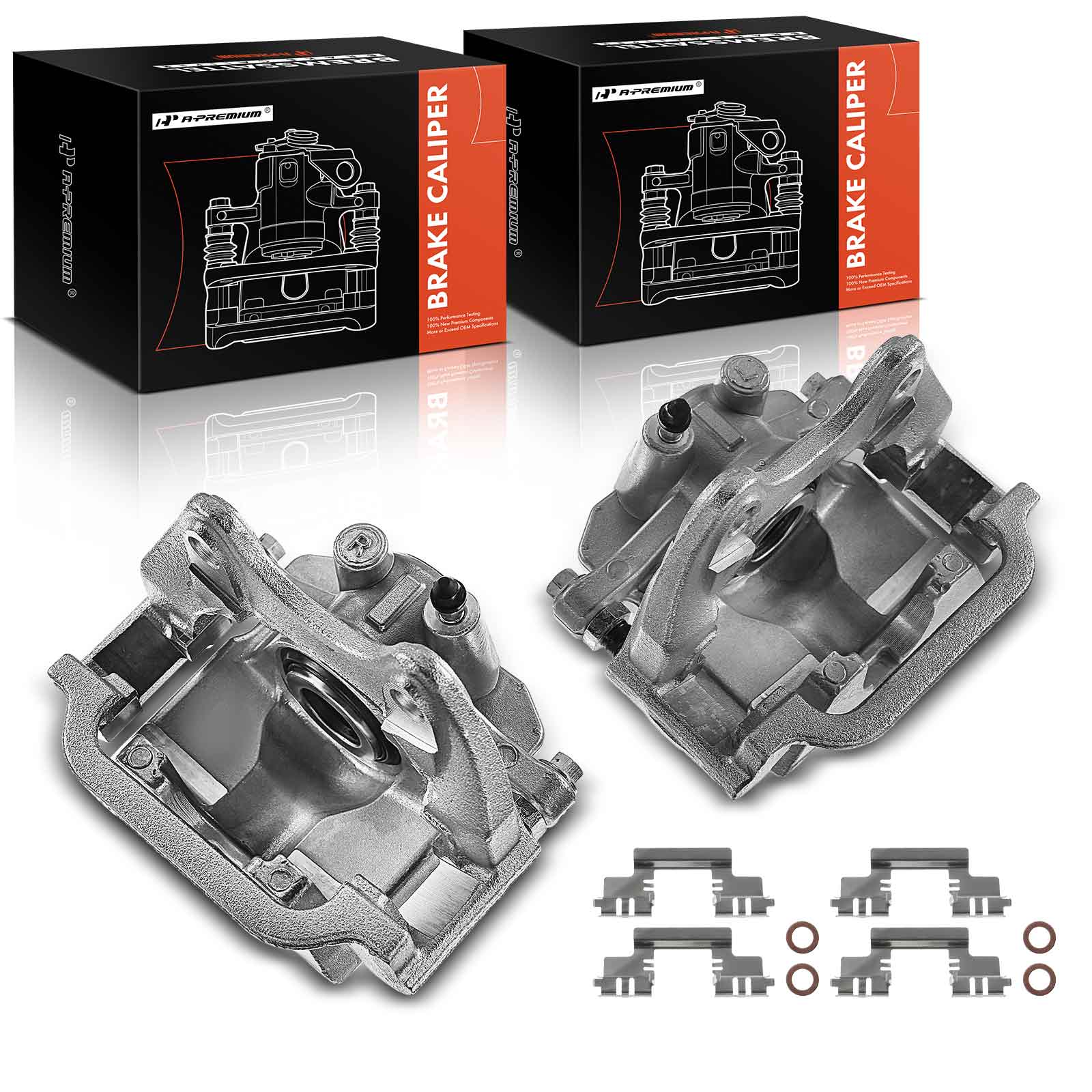 A-Premium Brake Caliper Assembly With Bracket Compatible With Mercedes Benz E250 1413565