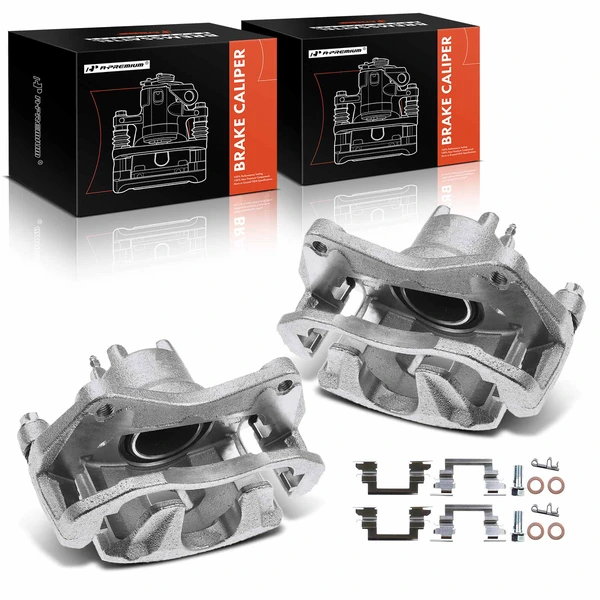 2-PC Brake Caliper, Front Driver & Passenger, 1-Piston, A-Premium APBC1795