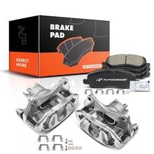 6 Pcs Front Disc Brake Calipers + Ceramic Pads