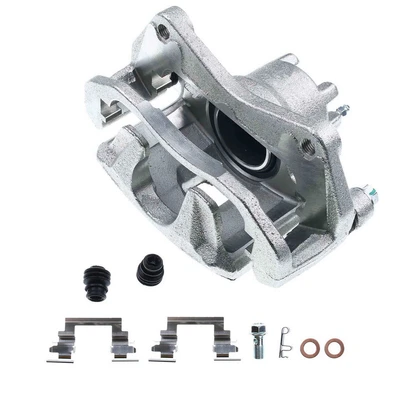 Rear Passenger Brake Caliper with Bracket