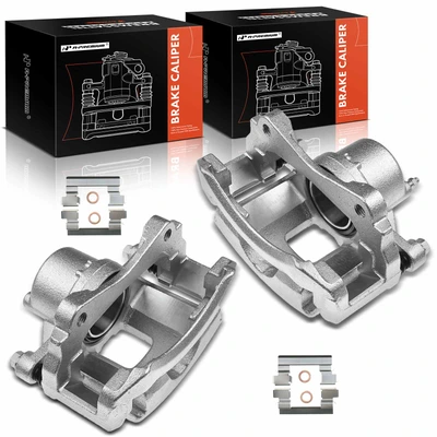 2 Pcs Front Brake Caliper with Bracket