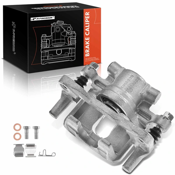 1-PC Brake Caliper, Rear Right Passenger Side, 1-Piston, A-Premium APBC0386