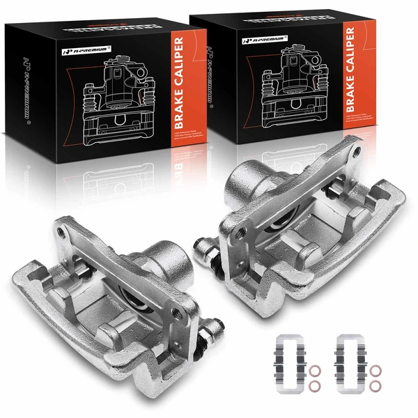 2007-2009 Pontiac Torrent 2-Pc Brake Caliper Rear Driver & Passenger 1-Piston A-Premium APBC1803