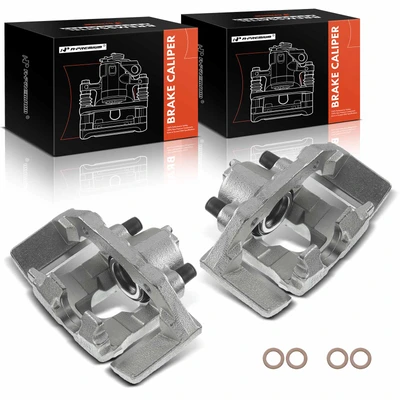 2 Pcs Rear Brake Caliper with Bracket