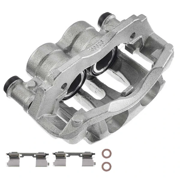 1-PC Brake Caliper, Front Left Driver Side, 2-Piston, A-Premium APBC0646